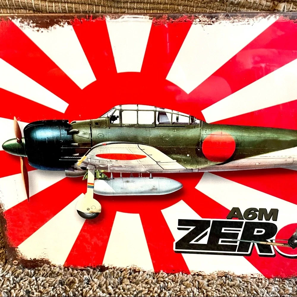 NEW Heavy Duty Steel A6M Zero Metal Sign